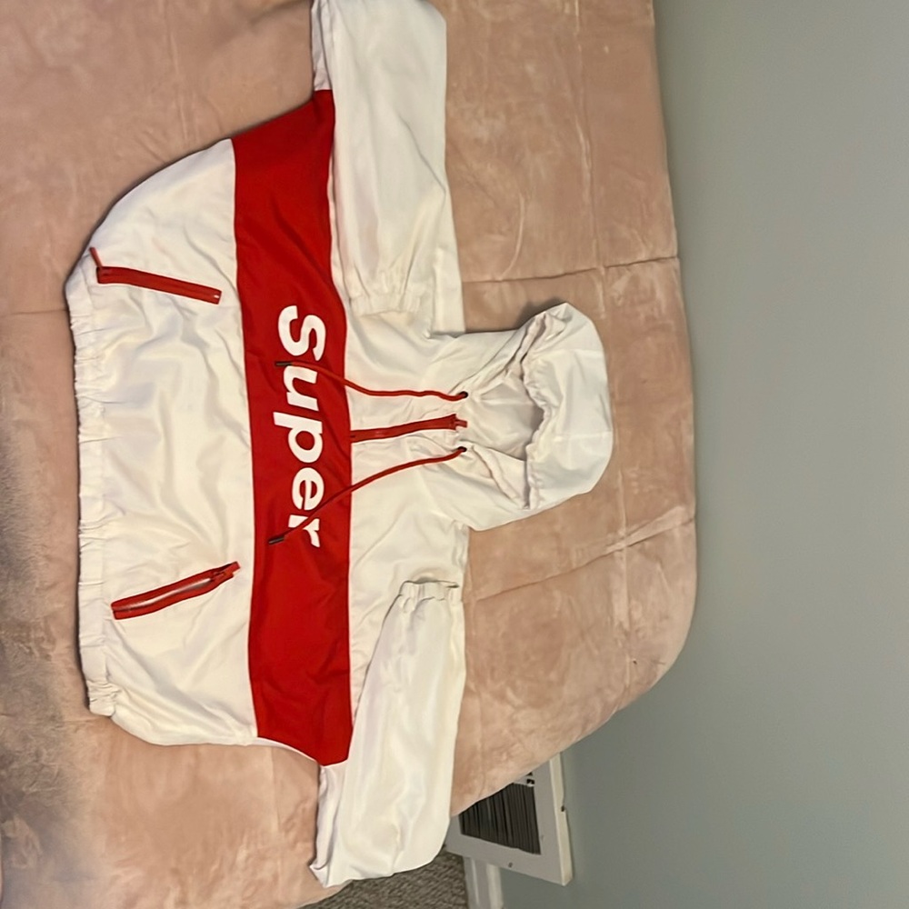 “Super” Athlesure Cropped Pull-Over Jacket